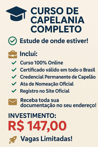 Curso De Capelania Completo