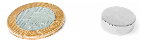 Ímã Neodímio Ø 15x5 Mm N35 100 Unidades