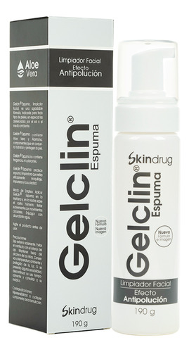 Limpiador Facial Gelclin Espuma De 190gr Skindrug