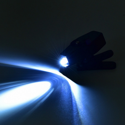 1 Par Lámparas Led Con Clip For Gafas For Lectura Nocturna