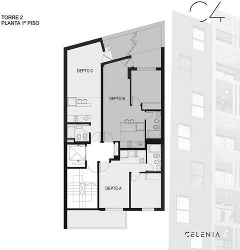Departamento 1 Dormitorio En Rosario