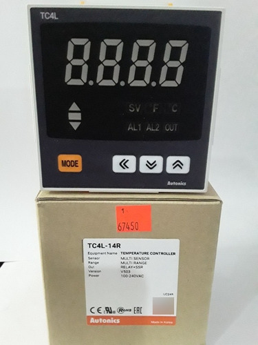 Controlador De Temperatura Tc4l-14r Autonics 