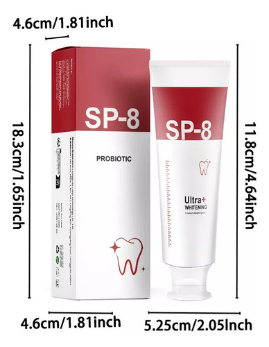 Dentífrico Probiótico Blanqueador 100g + Cepillo De Dientes