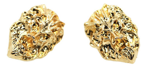 1 Par Frágil 3d Lion Head Broche Collar Lapel Pins Tips