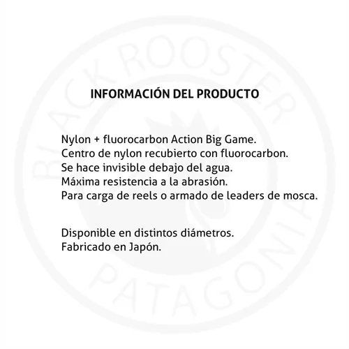 Nylon Fluorocarbon Marine Sports Action Big Game 0,43 Mm