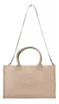 Comprar Cartera Oreiro Love Tote Bag Microfibra Correa Desmontable Acabado De Los Herrajes Caqui Color Caqui Correa De Hombro Caqui Diseño De La Tela Lisa