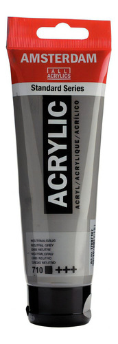 Acrílico Amsterdam Standard Series 120 ml, cores, cor 710, cinza neutro