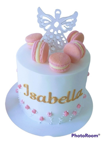 Torta Bautismo Shabby Chic