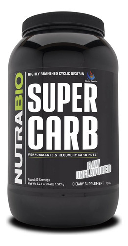 Nutrabio Super Carb - 60 Servings (unflavored) By Nutrabio L