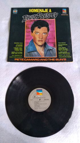 Pete Camaro And The Sun's Elvis Presley Lp Vinil 1979