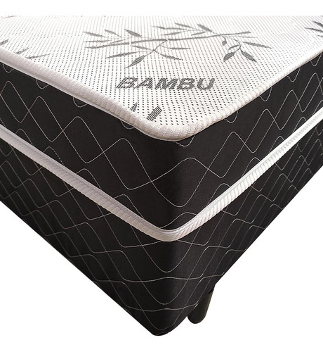 Cama Box Casal - Conjugado C/ Travesseiros - Unique 138cm