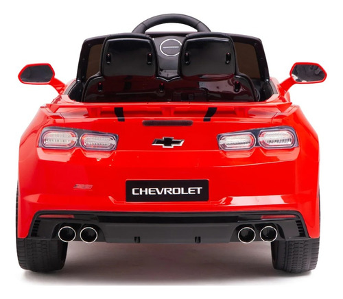 Montable Eléctrico Camaro 12v Con Licencia (gm) Color Rojo