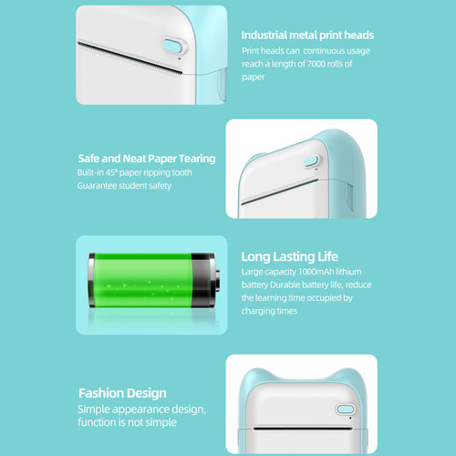 Impresora De Etiquetas Compatible Con Machine Photo Mini Por