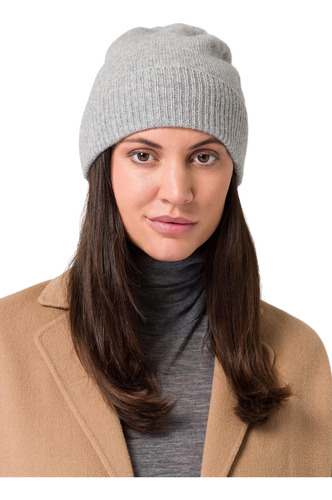 Gorro Acanalado Mujer Style Republic (melange Gris Claro)