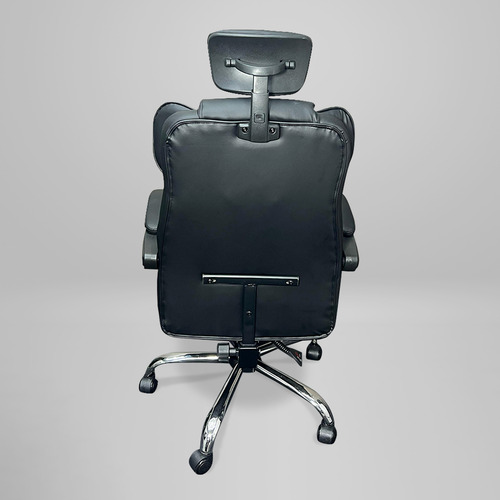 Silla Gamer Con Apoya Pies Respaldo Apoya Cabeza C113 Color Negro Material del tapizado Cuero sintético