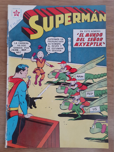 Cómic Superman Número 340 Editorial Er Novaro 1962