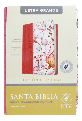 Biblia Ntv Edicion Personal Sentipiel Rosa/indice 