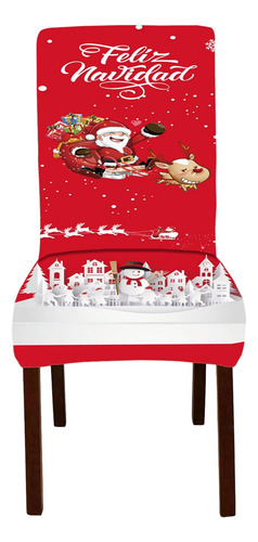 Funda Navideña Para Silla De Comedor, Funda Protectora