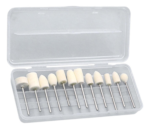 3 X 12x Grinding Polishing Head Kit Herramientas De Manicura