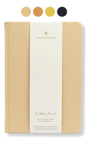 Sahara Premium Notebook Ideal Para Journaling Beige A5