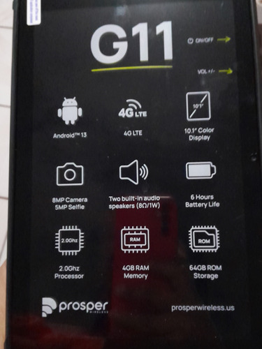 Tablet Prosper Wireless G11 10.1 