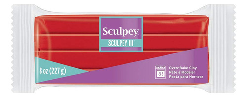 Sculpey Iii Arcilla Polimrica 8ounces-red Hot Rojo