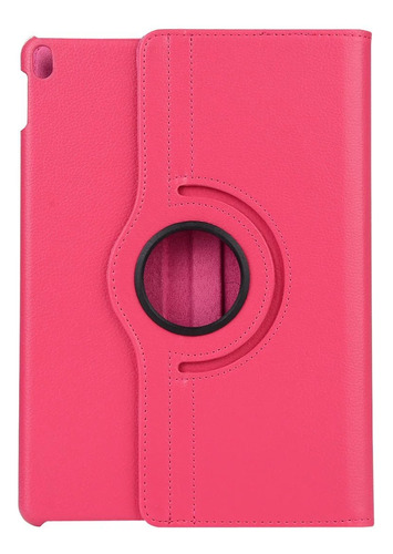 Capa Transparente Com Suporte Giratório Para iPad Pro 11 Pol Cor Rosa Vermelha