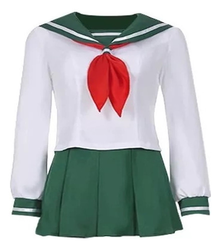Inuyasha Kagome Cosplay Anime Disfraz Marinero Jk Uniforme