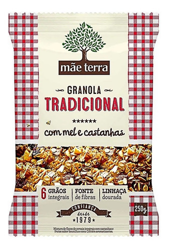 Granola Mãe Terra 250g - Castanhas E Mel