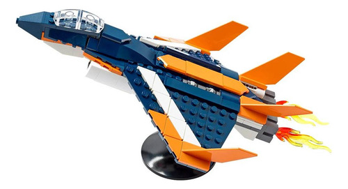 Lego Creator 3 En 1: Avión Jet Supersónico 31126