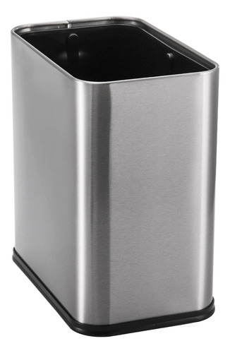 Papelera De Metal Rectangular Coloch 10l, Capacidad De 2.6 G