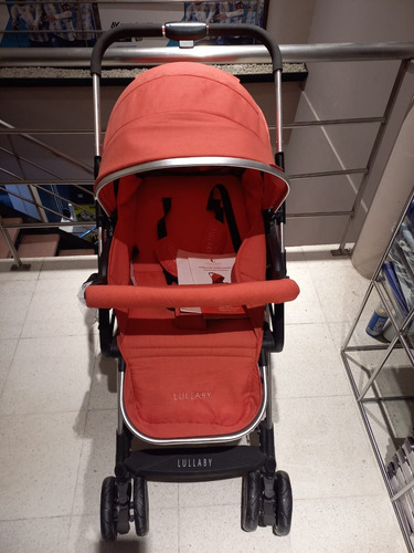 Cochecito De Bebe Lullaby A10 Rebatible Cubrepies Rojo Aluminio
