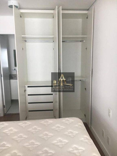 Imagem 12 de 15 de Apartamento Com 1 Dormitório Para Alugar, 44 M² Por R$ 2.500,00/mês - Empresarial 18 Do Forte - Barueri/sp - Ap3473