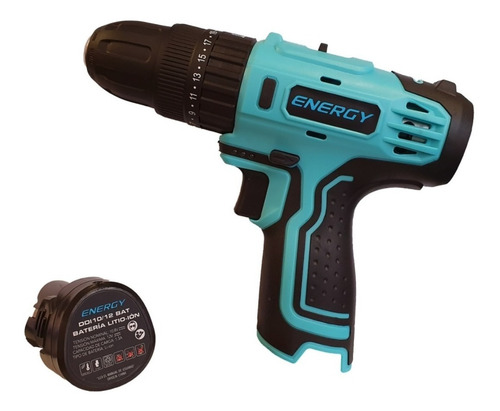 Taladro Percutor Recargable + Maletin Energy Ddi 10/1/12k