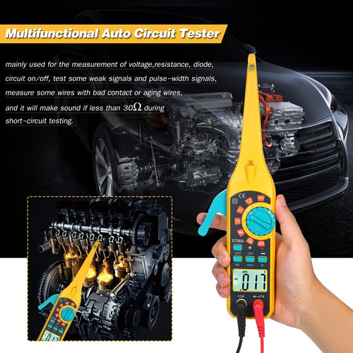 Verificador De Circuito Digital Lcd Multifuncional Para Auto
