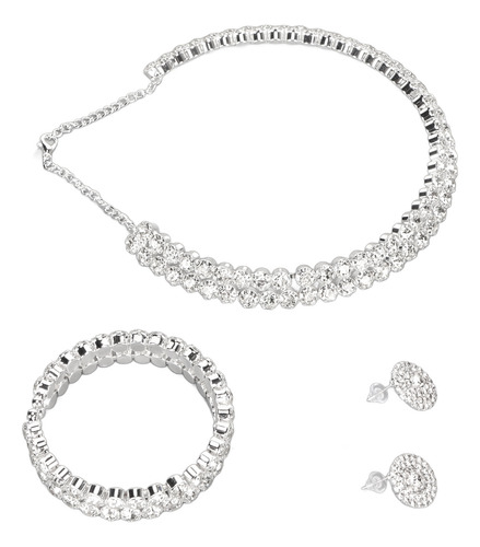 Conjunto De Joyas Para Mujer, Para Fiestas Y Novias, Elegant