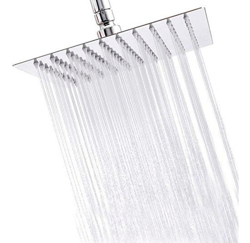 Imagen 2 de 6 de Flor De Ducha Cuadrada 10 Pulgadas Daccord Acero Inoxidable