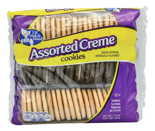 Assorted Creme Cookies Galletas Con Crema Surtidas 334 Gr