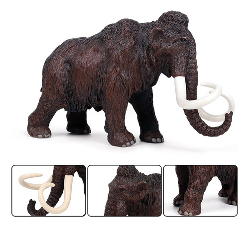 . Simulación Mamut Modelo Estático Animal Elefante Modelo