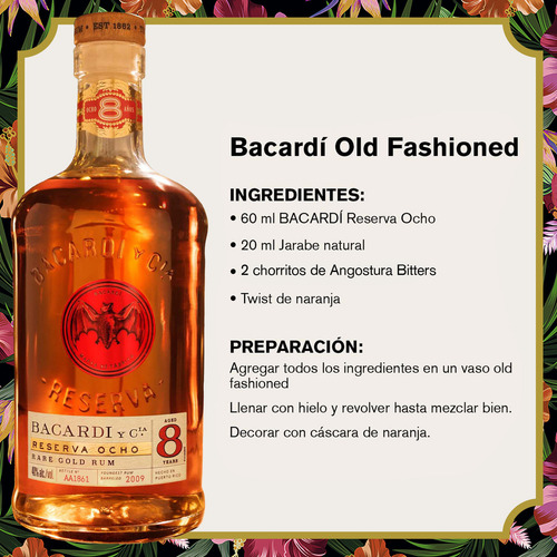 Ron Bacardi Reserva 8 750ml