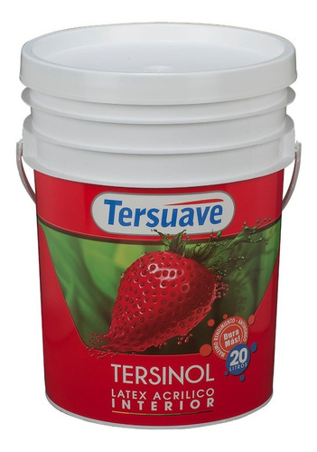 Látex Acrílico Interior Mate Tersuave Blanco 20lts