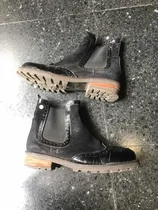 Comprar Botas De Cuero Negras Talle 39 (bu) Sofia Cortas