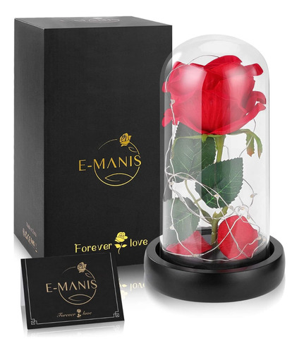 Flores Eterna Rojo Rosa Mejor Regalos Para Madres&valentín