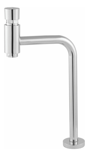 Torneira Fria Rainha 1765 Nobre Automática Bancada Cromada