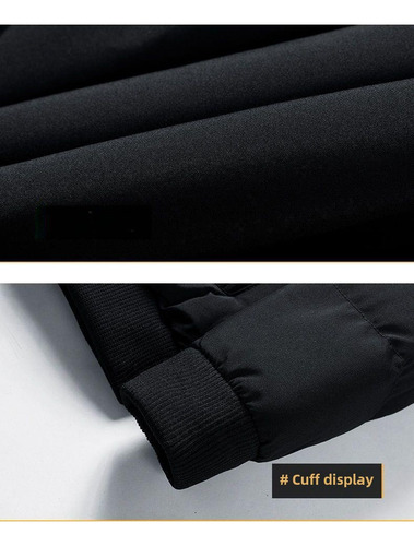 Chaqueta Casual De Invierno Acolchada En Algodón Para Hombre