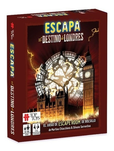 Escapa Destino Londres Juego De Cartas Juego De Mesa Edu