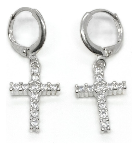 Aros Argollas Dijes Cruces Cristales Plata 925