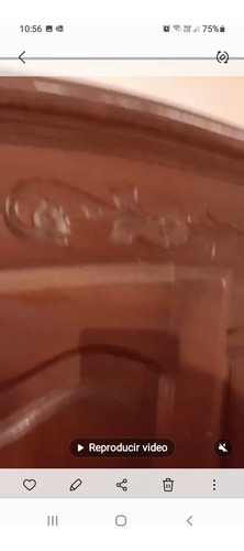 Ropero Antiguo De Cedro Estilo Provenzal Marrón (Usado)