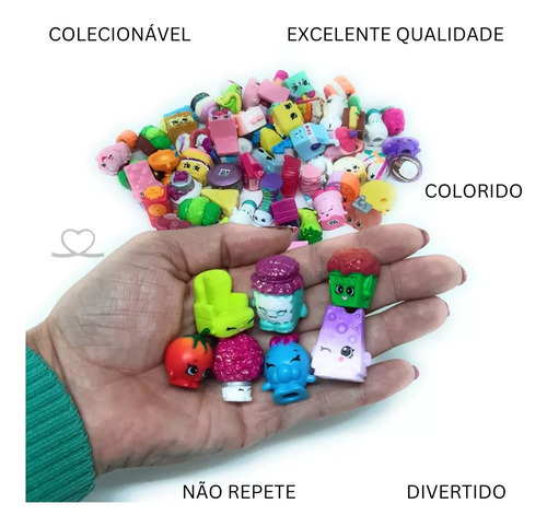 Shopkins Kit Com 30 Unidades Diferente Não Repetem