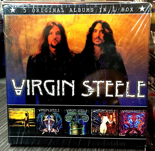 Virgin Steele - 5 Original Albums (2016) Box Set 5 Cds 